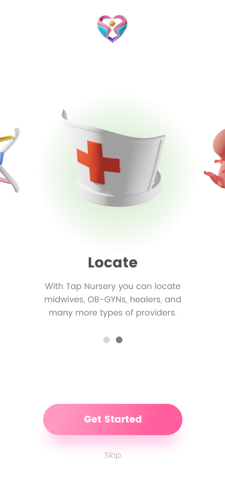 Paginated onboarding for mobile app