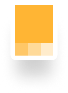 Shades of yellow color palette